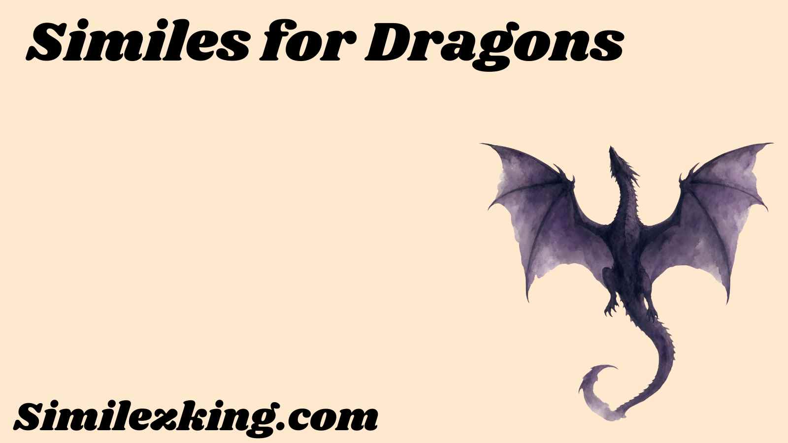 Similes for Dragons